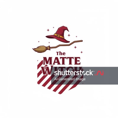 Stock photo square logo x px real imperial matte edited red and white stripes harry potter style hat 2671261821